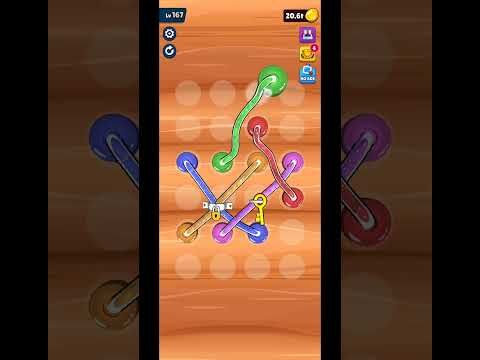 Video guide by XQB GAMING: Twisted Tangle Level 167 #twistedtangle