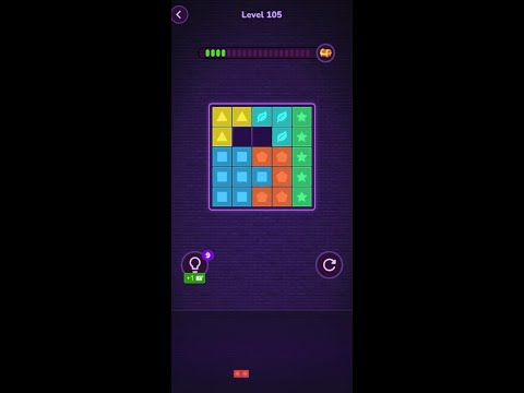 Video guide by Block Puzzle: Block Puzzle Level 105 #blockpuzzle