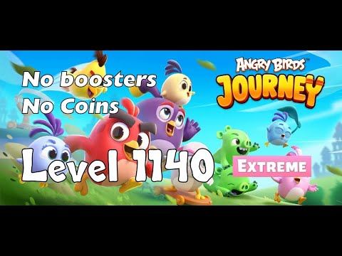 Video guide by ABJ Pure Play: Angry Birds Journey Level 1140 #angrybirdsjourney