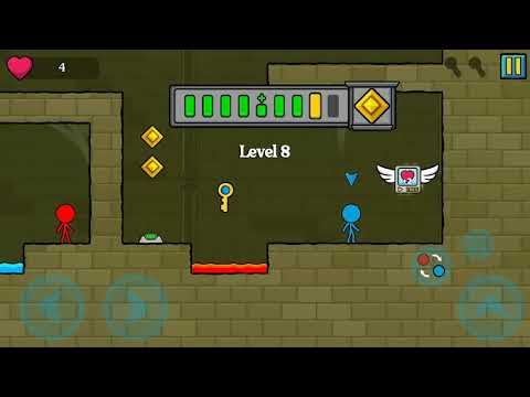 Video guide by Crazy Gamer: Red and Blue Level 8 #redandblue