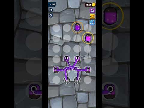 Video guide by XQB GAMING: Twisted Tangle Level 153 #twistedtangle