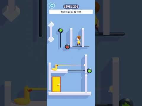 Video guide by Gamerz Reina: Pin Pull Level 206 #pinpull