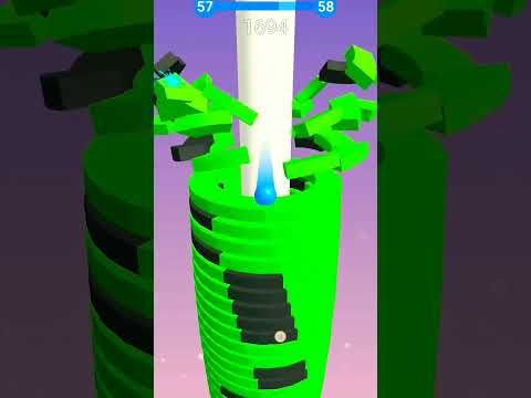 Video guide by 8t8_gaming: Stack Ball 3D Level 57 #stackball3d