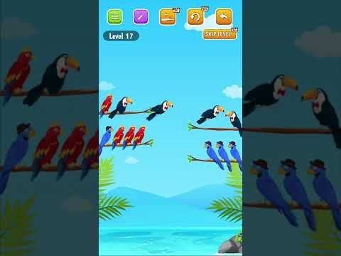 Video guide by Heavy Duty Gamer: Bird Sort Color Puzzle Game Level 17 #birdsortcolor