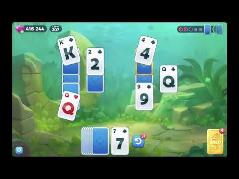 Video guide by CaroGamesNL: Fishdom Solitaire Level 207 #fishdomsolitaire