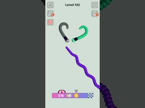 Video guide by Pak Gamer: Tangled Snakes Level 132 #tangledsnakes