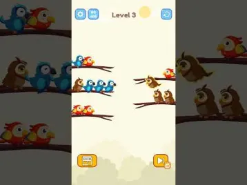 Video guide by Joydwip Gaming: Bird Sort Color Puzzle Game Level 3 #birdsortcolor