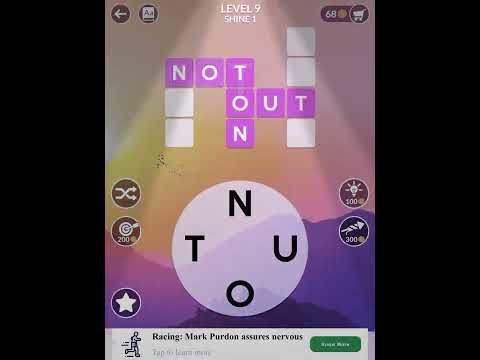 Video guide by Kiwi gaming zone: Wordscapes Level 9 #wordscapes