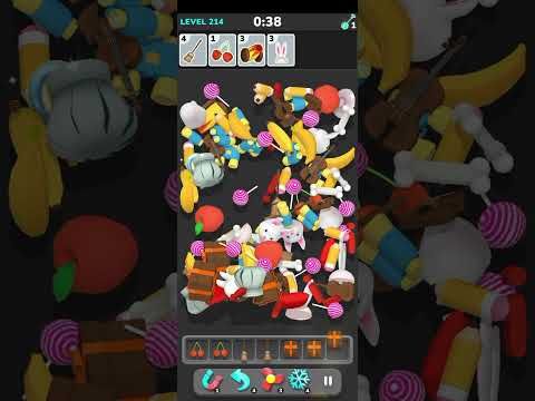 Video guide by Just the Hard Ones Gaming: Triple Match 3D Level 214 #triplematch3d