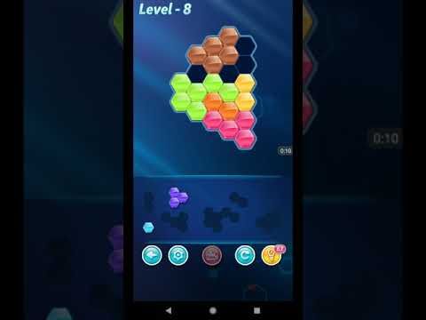 Video guide by ETPC EPIC TIME PASS CHANNEL: Block! Hexa Puzzle Level 8 #blockhexapuzzle