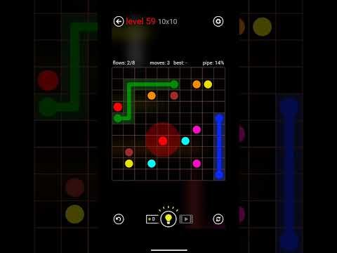 Video guide by Tricky Games: Flow Free  - Level 59 #flowfree