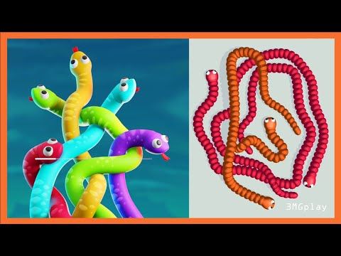 Video guide by 3MGplay: Tangled Snakes Level 16-30 #tangledsnakes