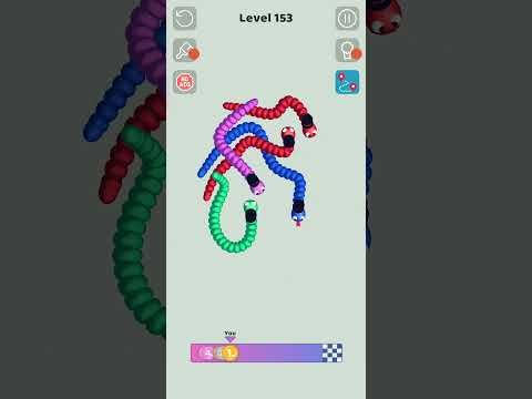 Video guide by Pak Gamer: Tangled Snakes Level 153 #tangledsnakes