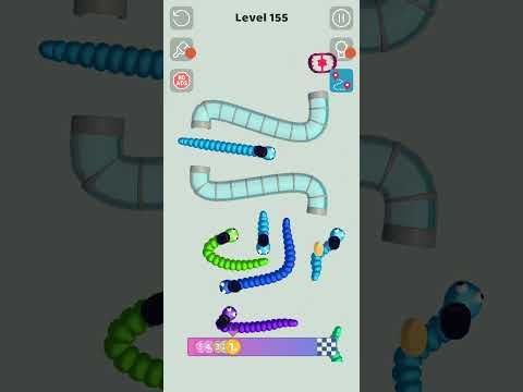 Video guide by Pak Gamer: Tangled Snakes Level 155 #tangledsnakes