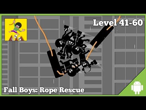 Video guide by Mr Ordinary Play: Fall Boys: Rope Rescue Level 41-60 #fallboysrope