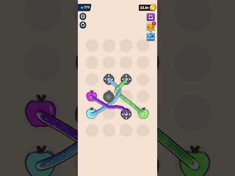 Video guide by XQB GAMING: Twisted Tangle Level 279 #twistedtangle