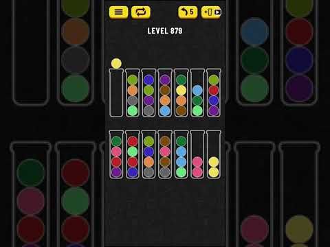 Video guide by Mobile games: Ball Sort Puzzle Level 879 #ballsortpuzzle