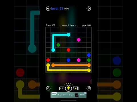 Video guide by Tricky Games: Flow Free  - Level 53 #flowfree