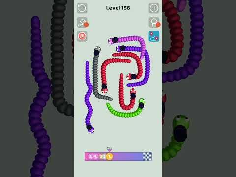 Video guide by Pak Gamer: Tangled Snakes Level 158 #tangledsnakes