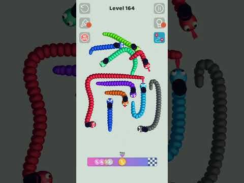 Video guide by Pak Gamer: Tangled Snakes Level 164 #tangledsnakes