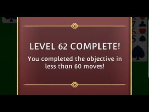 Video guide by SolitaireSavvy: Solitaire’ Level 62 #solitaire