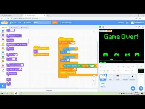 Video guide by Learn Learn Scratch Tutorials: SPACE INVADERS Part 4 #spaceinvaders