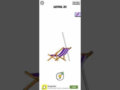 Video guide by Chaker Gamer: Draw a Line: Tricky Brain Test Level 21 #drawaline