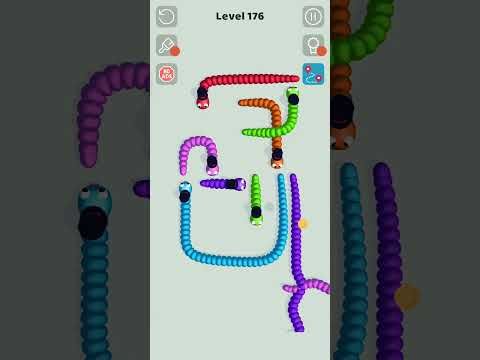 Video guide by Pak Gamer: Tangled Snakes Level 176 #tangledsnakes