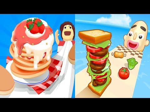Video guide by APKNo1 - Gaming Channel: Pancake Run Level 51-60 #pancakerun