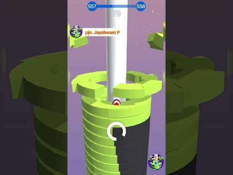 Video guide by μJn. Jayshwant P: Happy Stack Ball Level 557 #happystackball