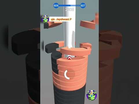 Video guide by μJn. Jayshwant P: Happy Stack Ball Level 606 #happystackball