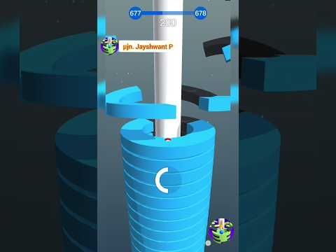 Video guide by μJn. Jayshwant P: Happy Stack Ball Level 677 #happystackball