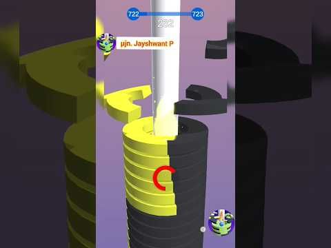 Video guide by μJn. Jayshwant P: Happy Stack Ball Level 722 #happystackball