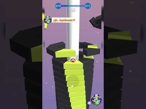 Video guide by μJn. Jayshwant P: Happy Stack Ball Level 670 #happystackball