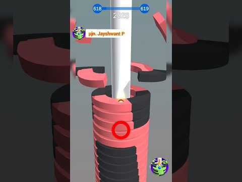 Video guide by μJn. Jayshwant P: Happy Stack Ball Level 618 #happystackball