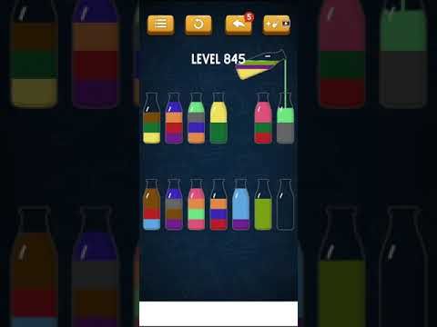 Video guide by Mobile games: Soda Sort Puzzle Level 845 #sodasortpuzzle