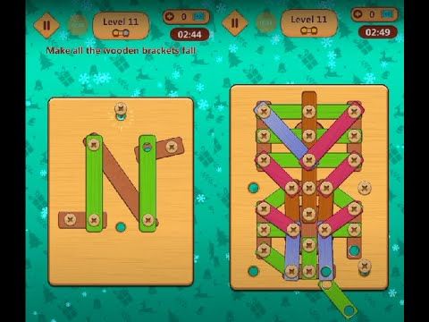 Video guide by Lim Shi San: Wood Nuts & Bolts Puzzle Level 11 #woodnutsamp