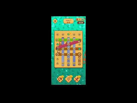 Video guide by Els Gaming: Wood Nuts & Bolts Puzzle Level 7 #woodnutsamp