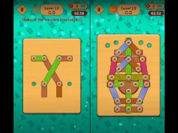 Video guide by Lim Shi San: Wood Nuts & Bolts Puzzle Level 13 #woodnutsamp