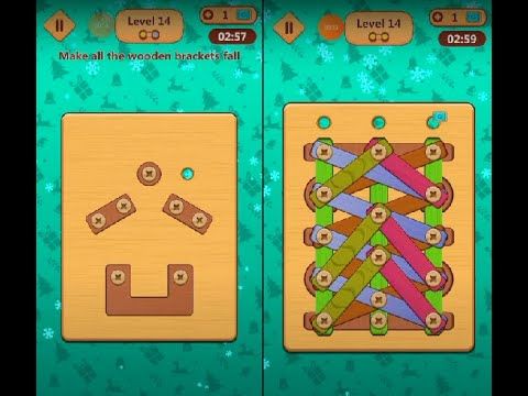 Video guide by Lim Shi San: Wood Nuts & Bolts Puzzle Level 14 #woodnutsamp