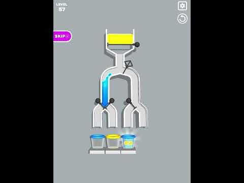 Video guide by short games: Color Flow 3D Level 57 #colorflow3d