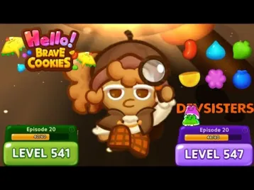 Video guide by Jelly Sapinho: Hello! Brave Cookies Level 541 #hellobravecookies