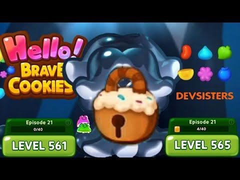Video guide by Jelly Sapinho: Hello! Brave Cookies Level 561 #hellobravecookies