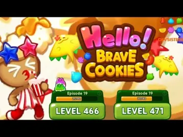 Video guide by Jelly Sapinho: Hello! Brave Cookies Level 466 #hellobravecookies