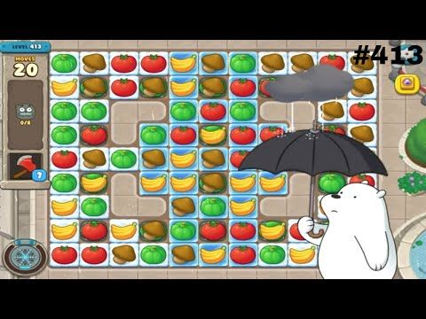 Video guide by Puzzly Addict: We Bare Bears Match3 Repairs Level 413 #webarebears