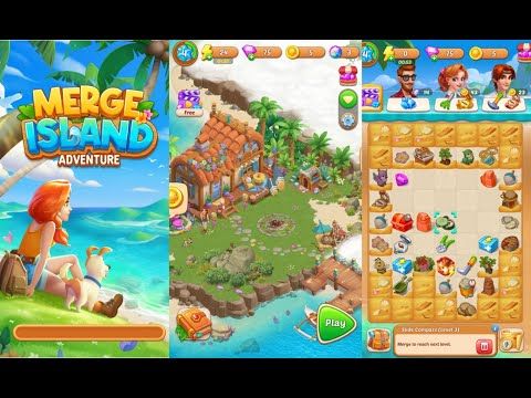 Video guide by Play Games: Adventure Island Merge Part 1 - Level 1 #adventureislandmerge