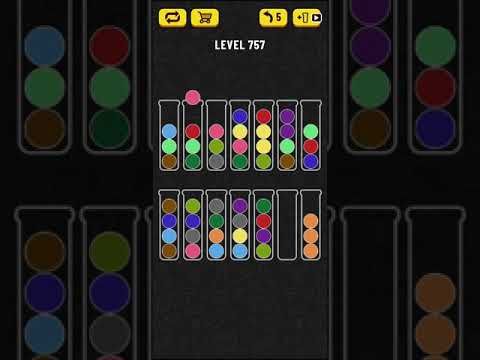 Video guide by Mobile games: Ball Sort Puzzle Level 757 #ballsortpuzzle