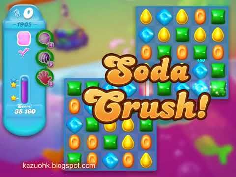 Video guide by Kazuo: Candy Crush Soda Saga Level 1905 #candycrushsoda