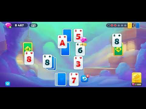 Video guide by S.P. CANDY CRUSH SAGA: Fishdom Solitaire Level 587 #fishdomsolitaire