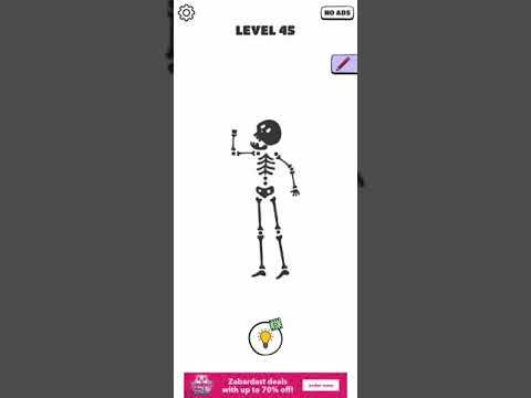 Video guide by Chaker Gamer: Draw a Line: Tricky Brain Test Level 45 #drawaline